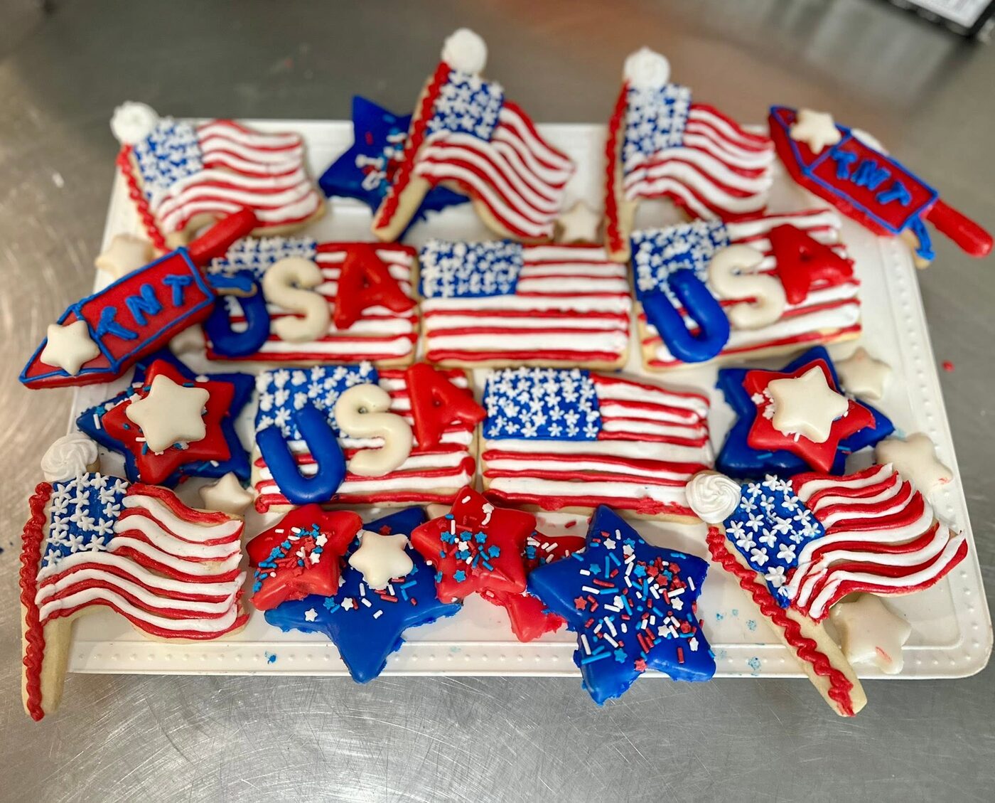 Decorated cupcakes
